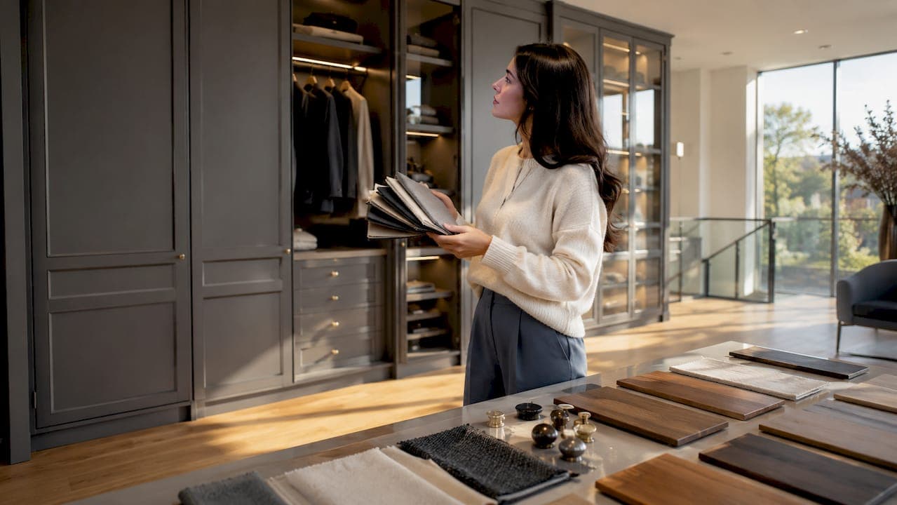 What is a fitted furniture showroom visit?