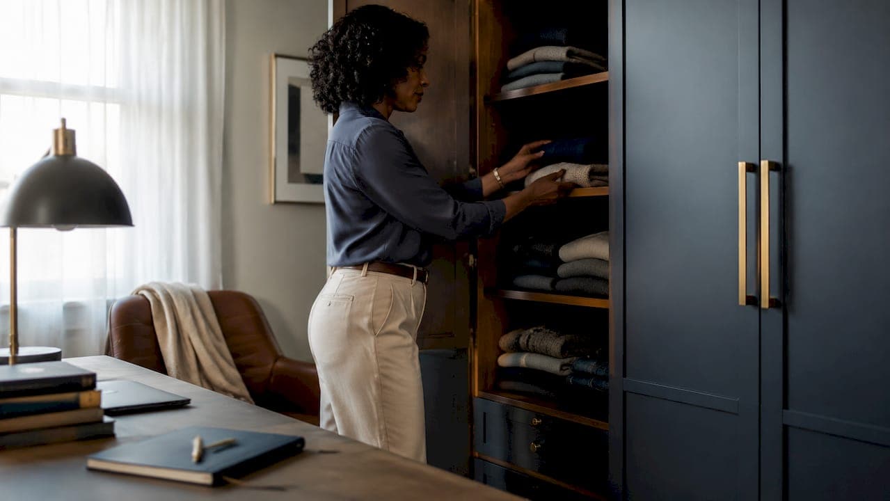 How fitted furniture reduces household mess
