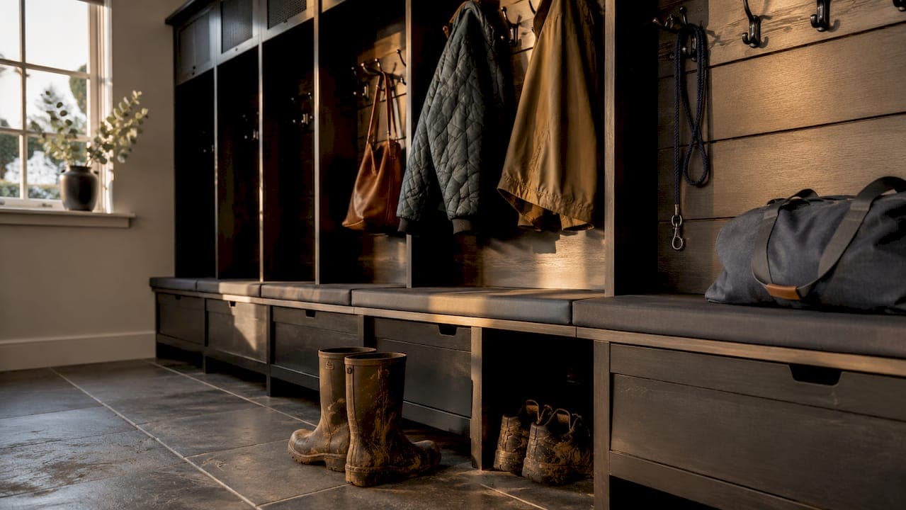 What is a fitted boot room: a homeowner's guide
