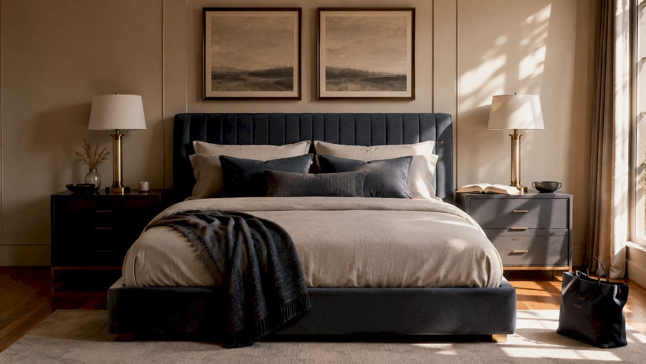 The role of symmetry in fitted bedroom design